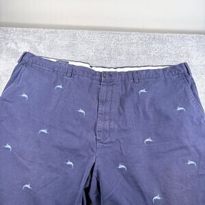 Polo Ralph Lauren Chino Preppy Marlin Shorts Blue Sz 50B *READ*